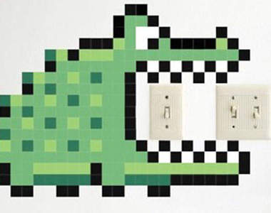 《像素拼圖》你想把它們貼在哪裡呢?!