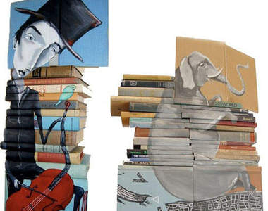 超 Q 的書皮繪畫 化腐朽為神奇