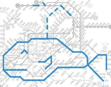 韓國捷運地圖連連看 你能畫出幾隻口愛動物呢!?