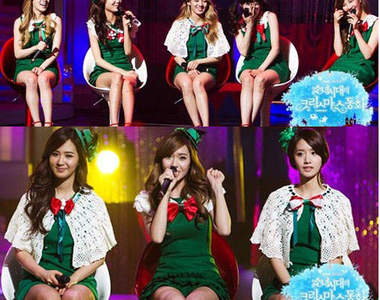 《少女時代聖誕節童話》聖誕節當天有播出喔～