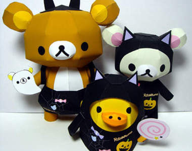 DIY 懶懶熊過萬聖節～不給糖就搗蛋喔！