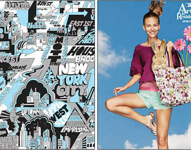 好可愛的LeSportsac x Jeremyville聯名包登場♥