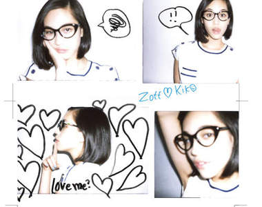 水原希子設計聯名款眼鏡《Zoff♡KIKO》發售★