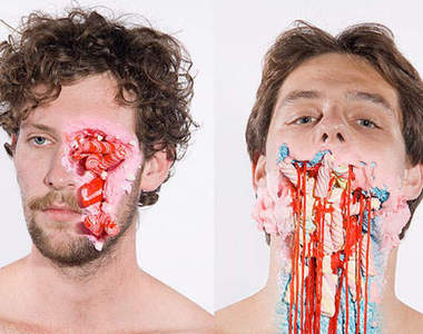 重口味《食物傷口》 吃飯者等等再看吧～