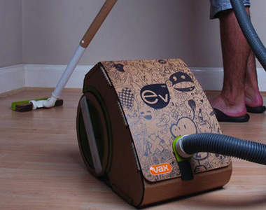 用紙做的吸塵器！靈界朋友需要的話可以燒一台給你～（小誤）