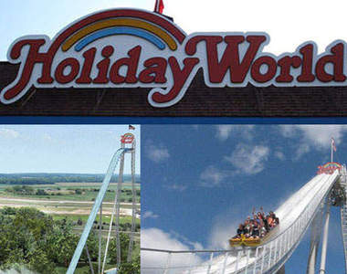 世界上最長水道在Holiday world遊樂園