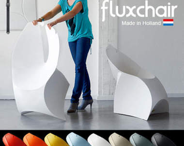好摺凳！！超省空間的摺紙系家具Flux Chair
