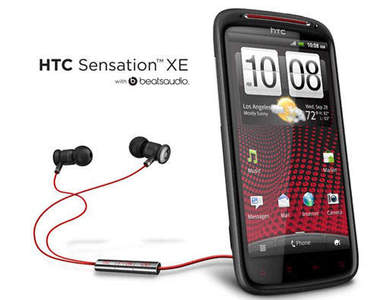 HTC Sensation XE與Beats Audio聯合手機 九月底現身