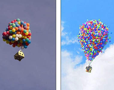 房子飄起來了!真實版《天外奇蹟》