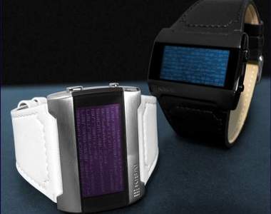 Kisai新款 LED閃爍錶  一隻沒有數字的手錶