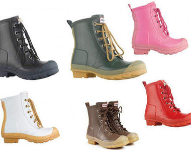 2011年男版帥氣Hunter雨鞋