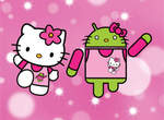 《Android Kitty》 Hello Kitty偽裝成Android小綠人?! 《Android Kitty》 Hello Kitty偽裝成Android小綠人?!