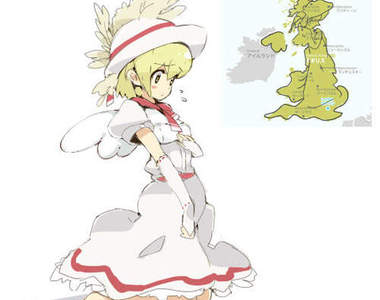 地圖萌化運動 英國其實是很在意胸部大小的女孩兒