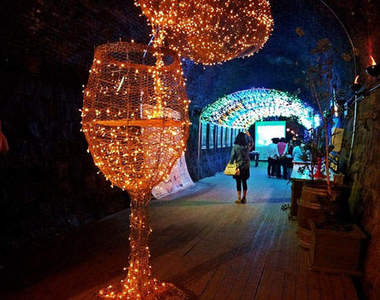 《葡萄酒隧道》韓國情侶約會的好場所～