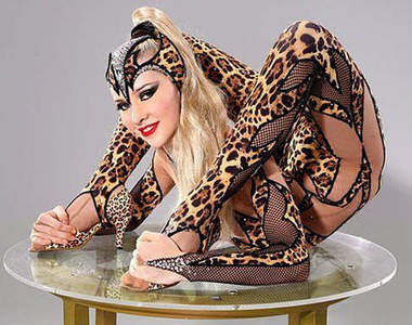 《世界上最柔軟的女人》月曆 看得我腰都痠了...