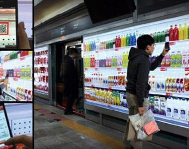  韓國新推出《捷運超市》拍照就能買東西！
