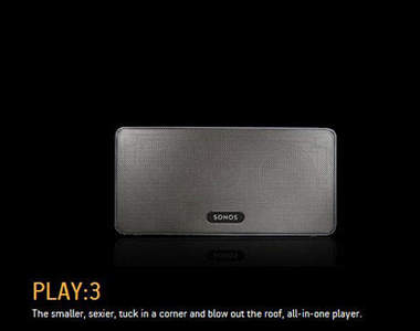 Sonos Play:3 全新多功能無線喇叭 假日在家享受音樂的最好良伴