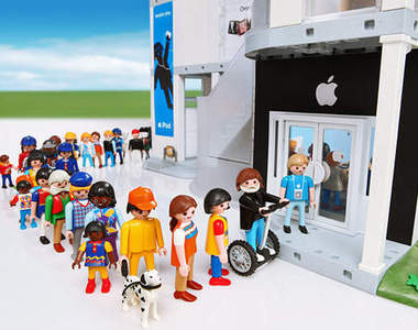 摩比人也開起蘋果店!《 PLAYMOBIL Apple Store 》