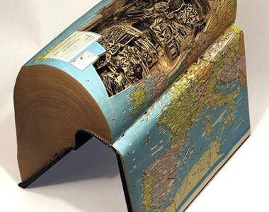 書不只可以看～也可用來雕刻藝術！？