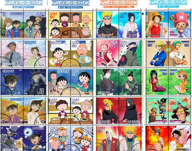 好想收藏~日本熱門動畫郵票