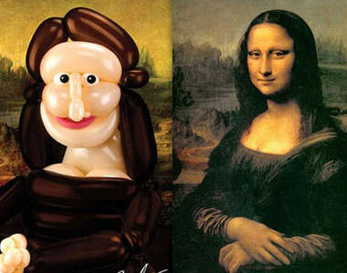 用汽球重現名畫～那漏氣了怎麼辦？！