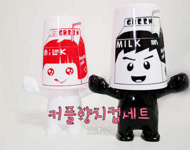 《情侶刷牙杯》連刷牙時也要恩愛一下的啦❤