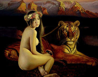 驚！父親自畫女兒裸體油畫藝術