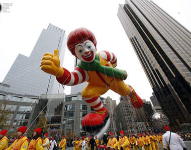 美國感恩節遊行 氣球超有型的