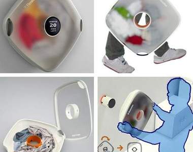 一級棒可隨身攜帶的小型洗衣機 