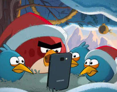 《Galaxy Note》憤怒鳥的聖誕大戰 ★