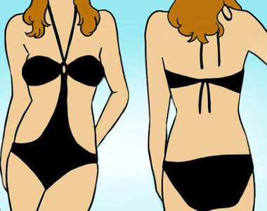 據說今年流行モノキニ款泳衣！？