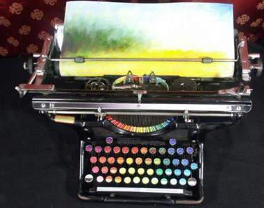 《染色打字機》浪漫~用來打色的打字機 ♥