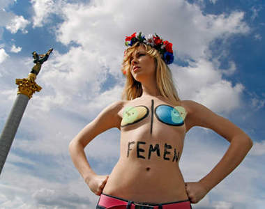 露乳抗爭 烏克蘭婦運團體FEMEN