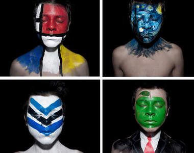 把臉當成畫布～最酷的人臉藝術