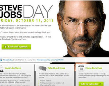 iSad：網友網站自訂《Steve Jobs Day》