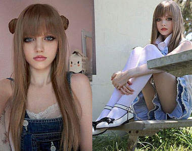 西洋爆紅網路美女《娃娃女》Dakota♥