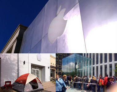 排隊排隊排隊~iPad2開賣囉