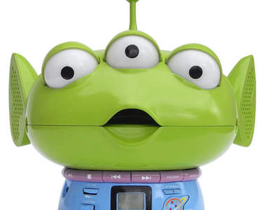 迪士尼三眼仔♥造型 CD Player + Radio～噢噢～喔！