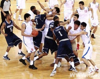 中美友誼賽 不是打籃球而是以武會友？