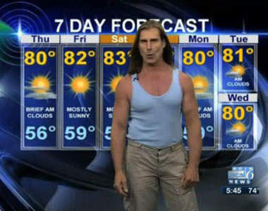 Weather兄貴～最性感的長髮肌肉氣象報導員《法比歐》