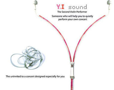 YI SOUND《拉鍊耳機》:不會打結的創意耳機