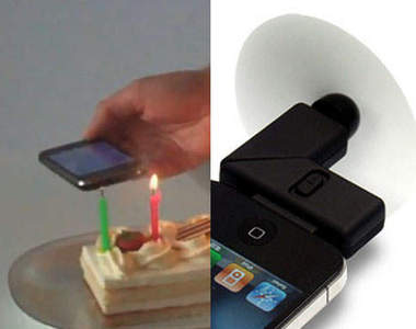 天氣好熱~iPhone幫你吹涼涼吹蠟燭