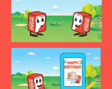 自動販賣機也可以變成朋友?!可口可樂又出新招★