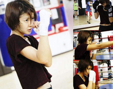 美女演員《李詩英》打拳擊  獲勝