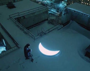 在雪地裡發現墜落的月亮　那就綁架回家吧（？）