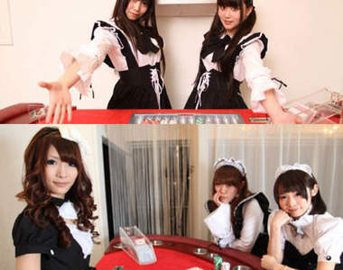 《銀座女僕飛鏢Bar》太燙還有幫你呼呼的服務喔～♥