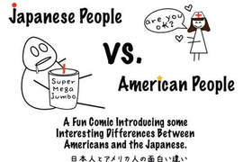 簡單的幾張漫畫就能看出日本和美國的差別 簡單的幾張漫畫就能看出日本和美國的差別
