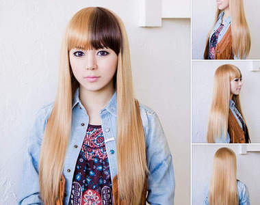 快春天啦!!戴個有型假髮出門吧~