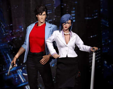 城市獵人(City Hunter)冴羽獠 & 野上冴子可動人偶