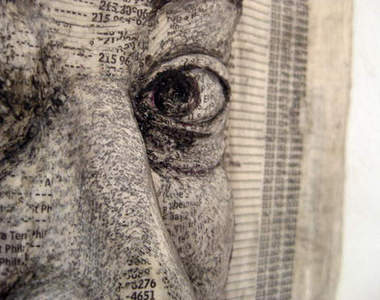 用電話簿刻出的人臉 真神了！